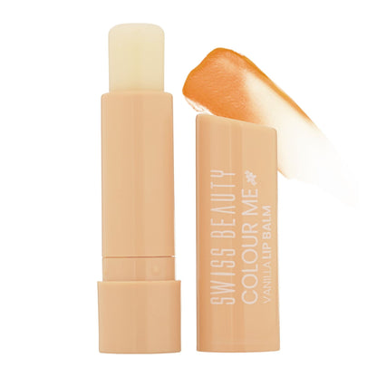 Swiss Beauty Colour Me Tinted Lip Balm For Dry With SPF 15, Shea Butter and Vitamin E - 5 Vanilla Whirl