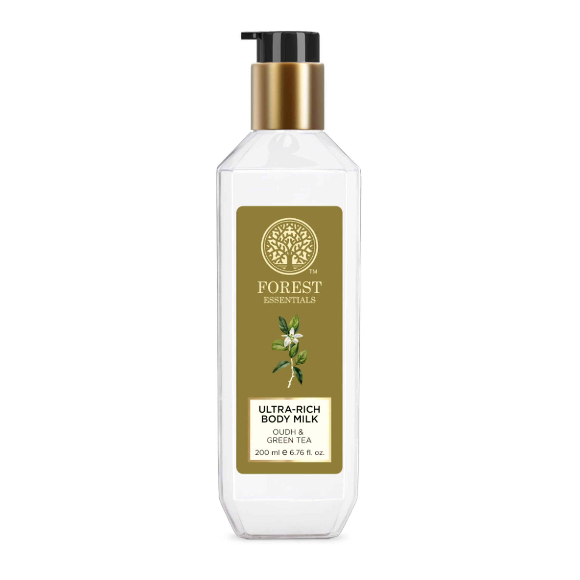 Forest Essentials Ultra Rich Body Milk - Oudh & Green Tea