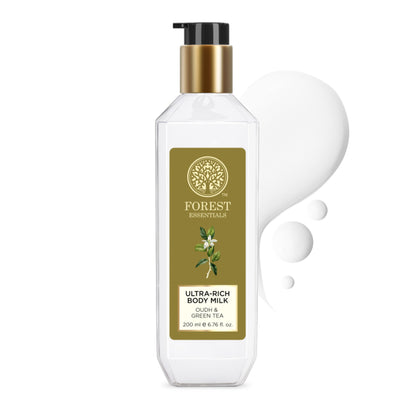 Forest Essentials Ultra Rich Body Milk - Oudh & Green Tea