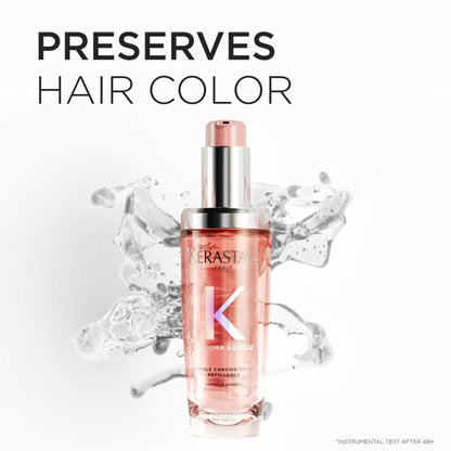 Kérastase Chroma Absolu Hair Oil-In-Serum Refill For Colour Treated Hair, Colour Preservation
