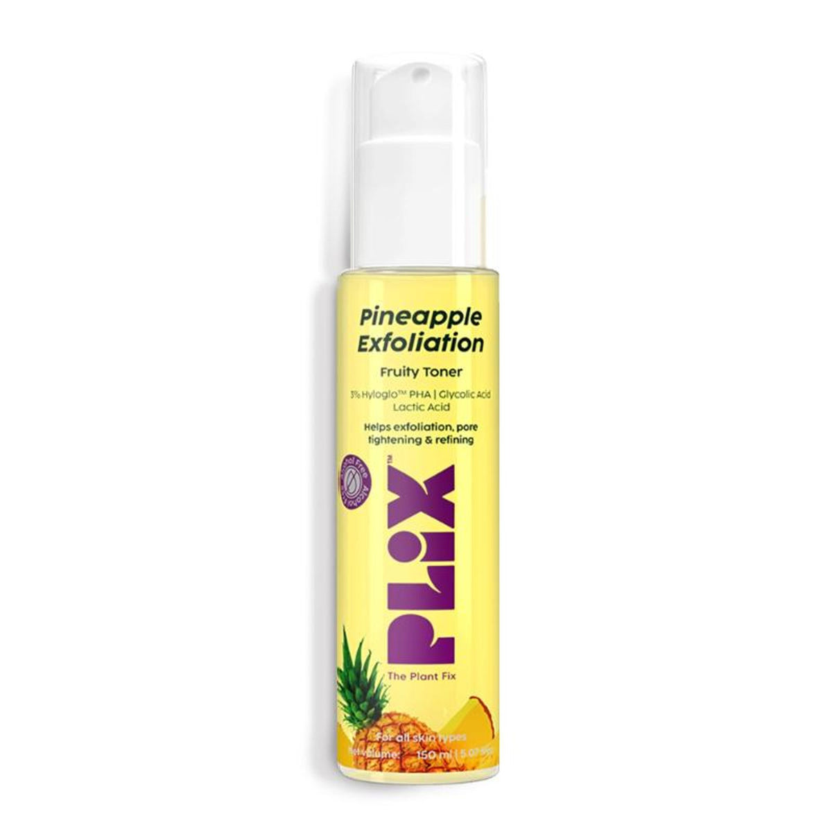 Plix Pineapple 3% Hyloglo PHA Alcohol Free Face Toner