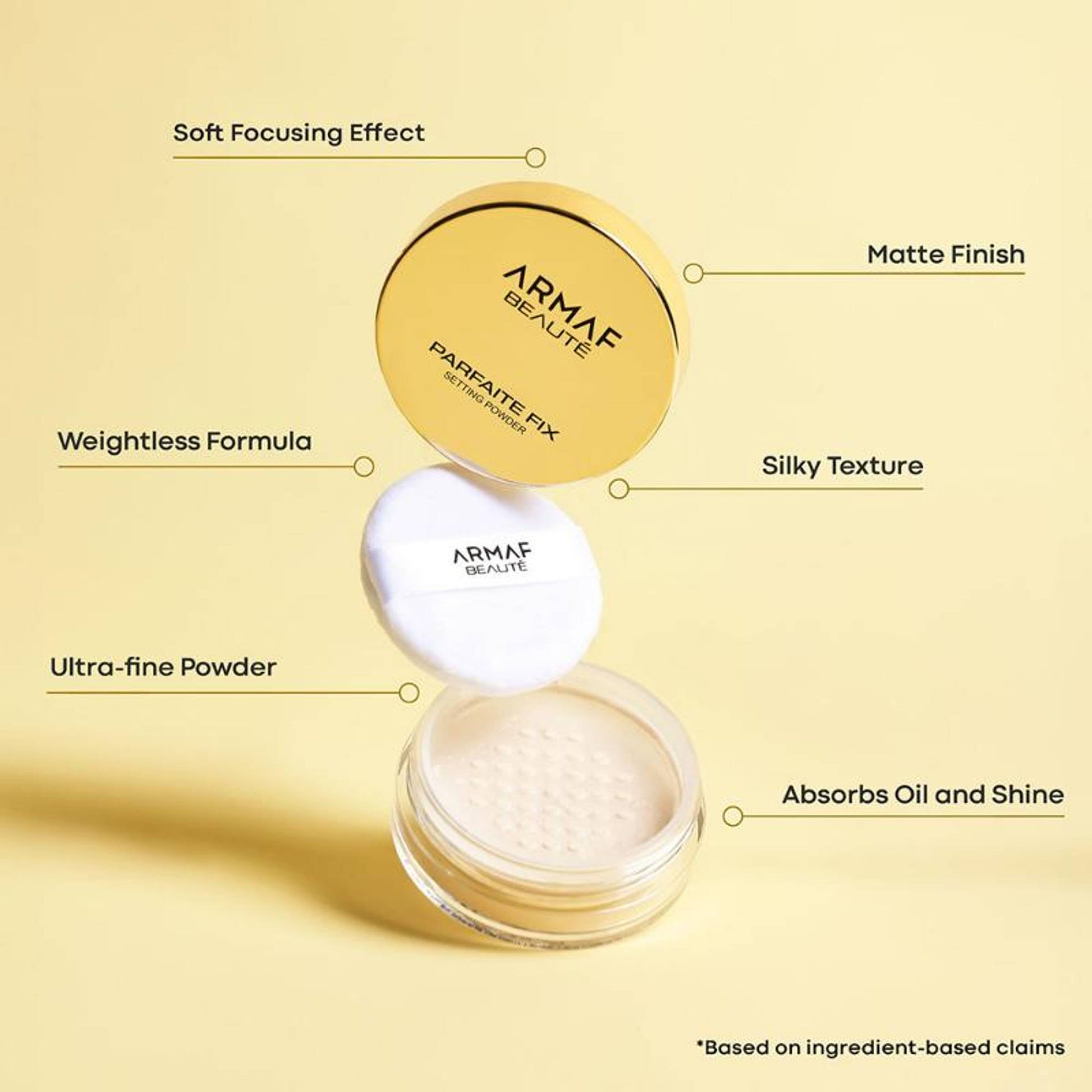 ARMAF Beaute Parfaite Fix Setting Powder - Brown