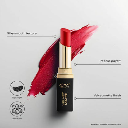 ARMAF Beaute Velvet Matte Lipstick - Madeleine