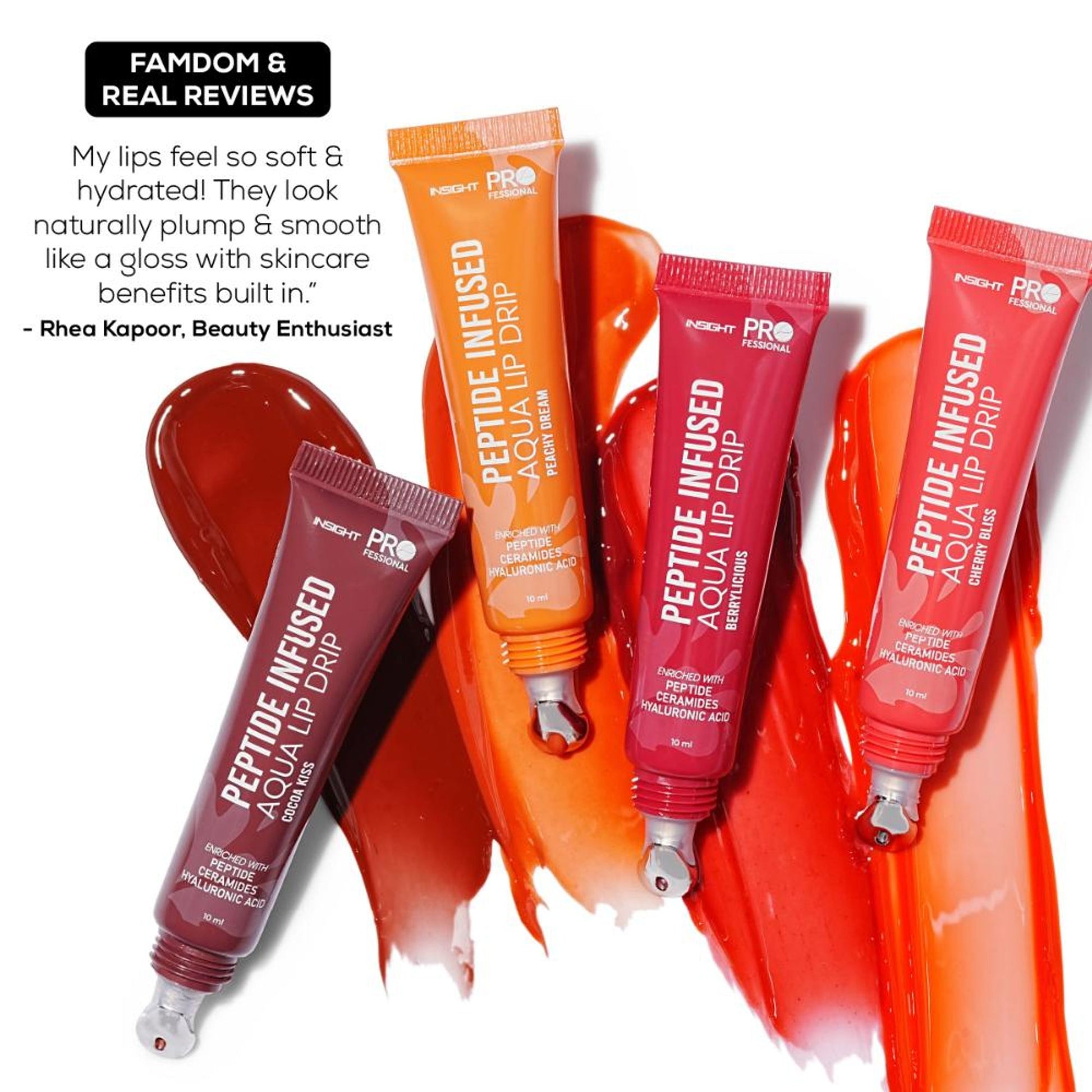 Insight Professional Peptide Infused Aqua Lip Drip - Berrylicious