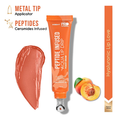 Insight Professional Peptide Infused Aqua Lip Drip - Peachy Dream