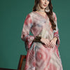 Dhiyona IE Floral Embroidered Sequinned Kurta with Trousers & With Dupatta