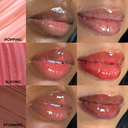 FAE Beauty Mini Peptide Lip Gloss Trio - Festive Edition