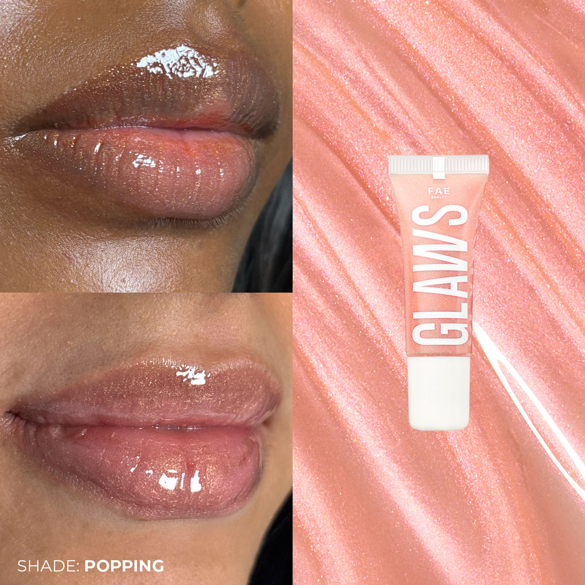 FAE Beauty Mini Peptide Lip Gloss Trio - Festive Edition