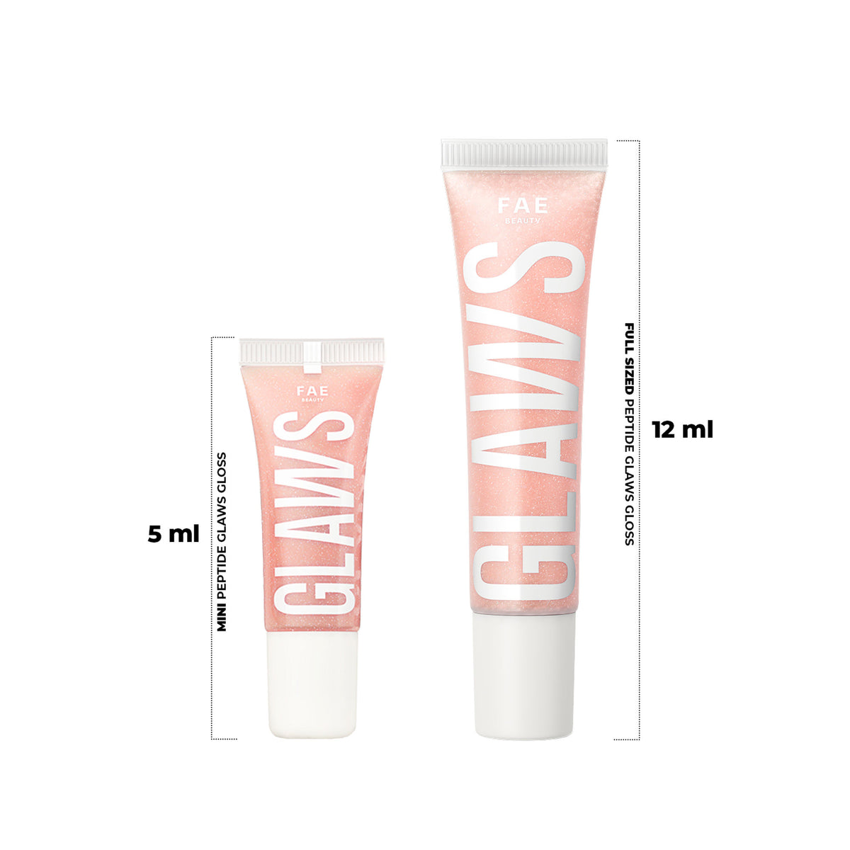 FAE Beauty Mini Peptide Lip Gloss Trio - Festive Edition