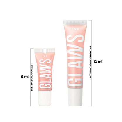 FAE Beauty Mini Peptide Lip Gloss Trio - Festive Edition