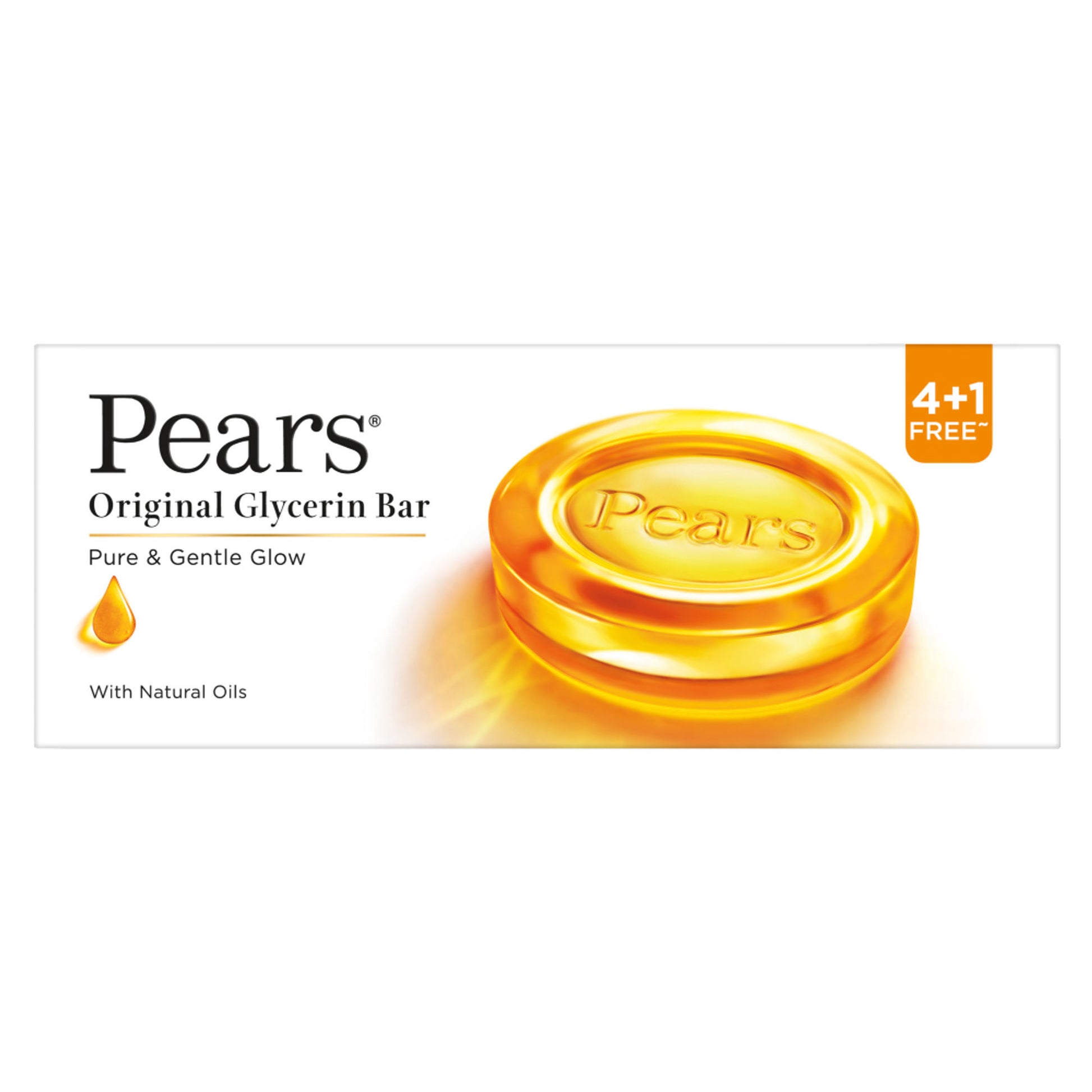 Pears Pure & Gentle Soap Bars Buy 4 & Get 1 Free