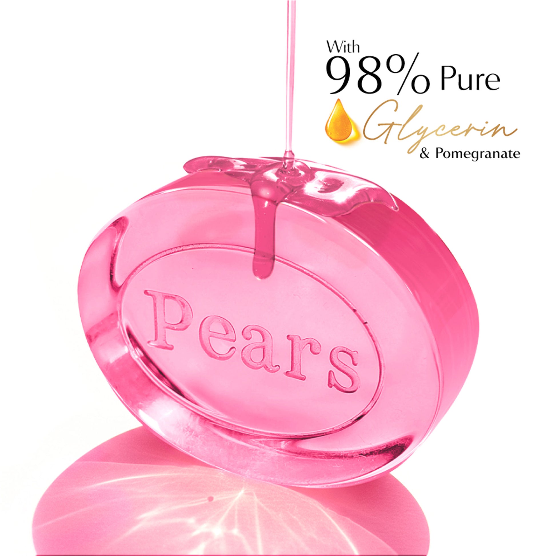 Pears Naturale Pomegranate Brightening Bathing Soap Bar (Pack of 4)