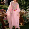 Dhiyona IE Women Floral Embroidered Regular Kurta with Trousers & With Dupatta