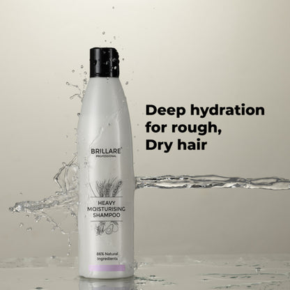 Brillare Professional Heavy Moisturising Shampoo, for Dry & Frizzy Hair