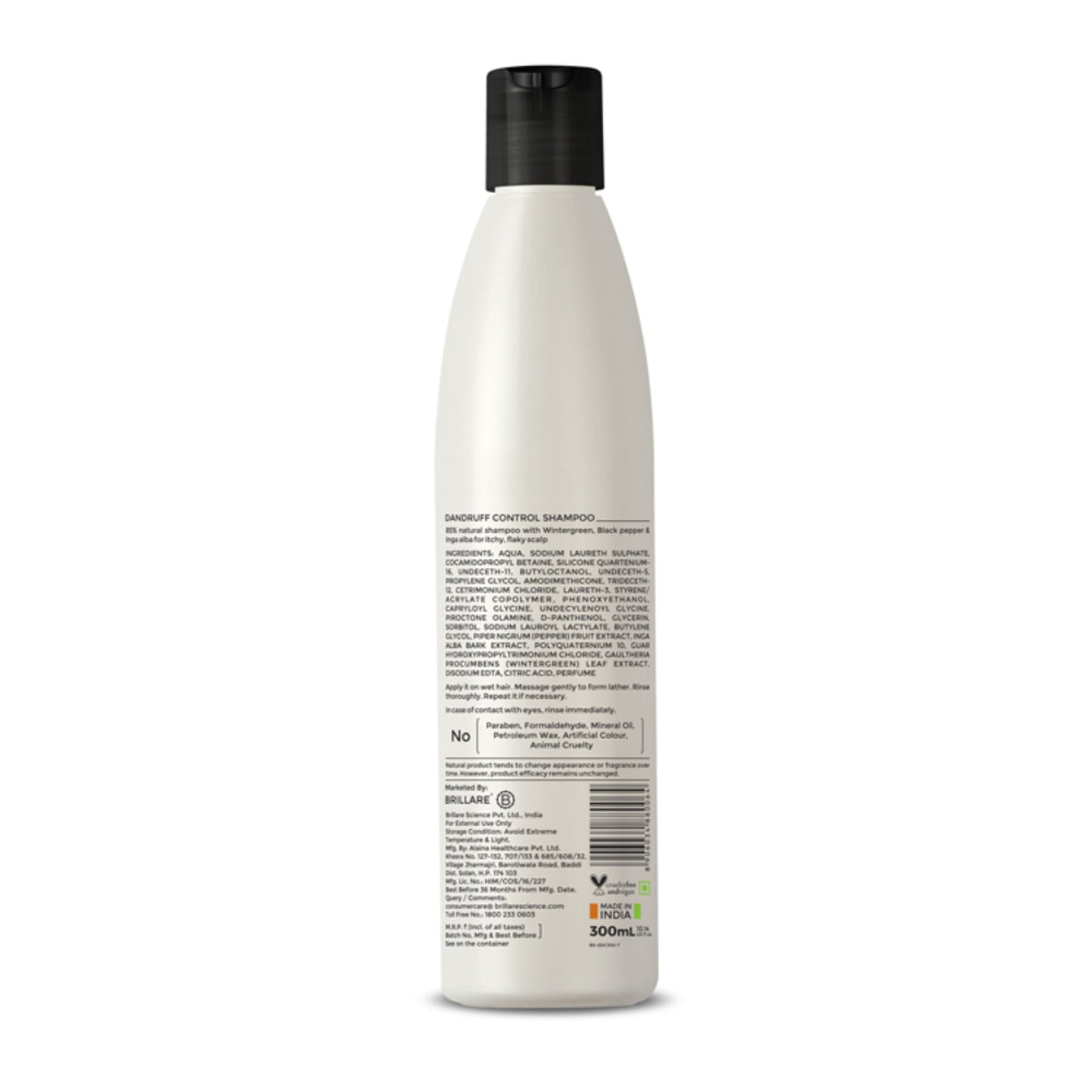 Brillare Professional Heavy Moisturising Shampoo, for Dry & Frizzy Hair