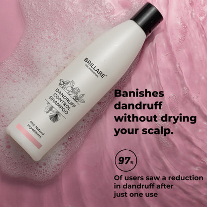 Brillare Professional Dandruff Control Shampoo, Reduces Dandruff from 1st Wash