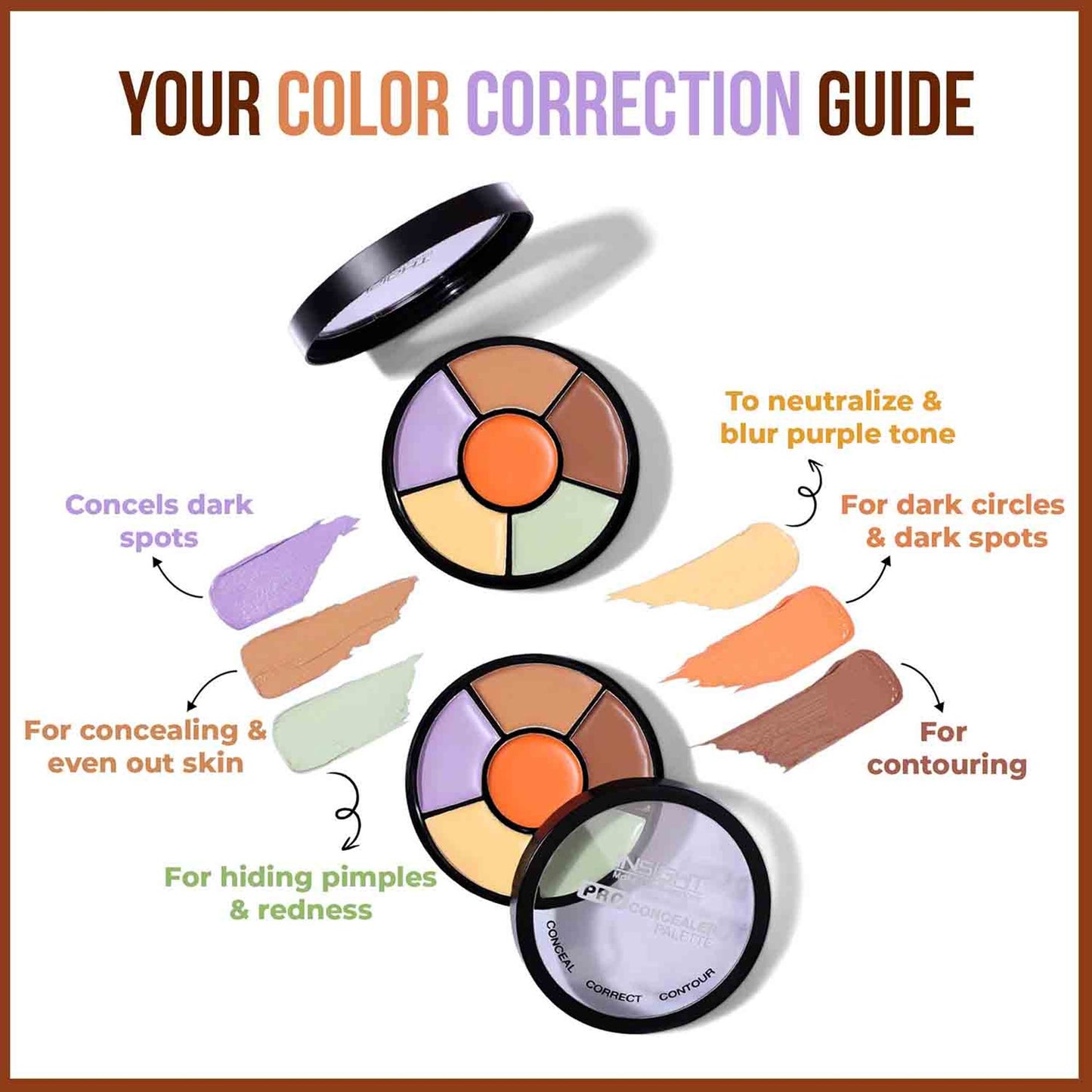 Insight Cosmetics Pro Concealer Palette - Corrector