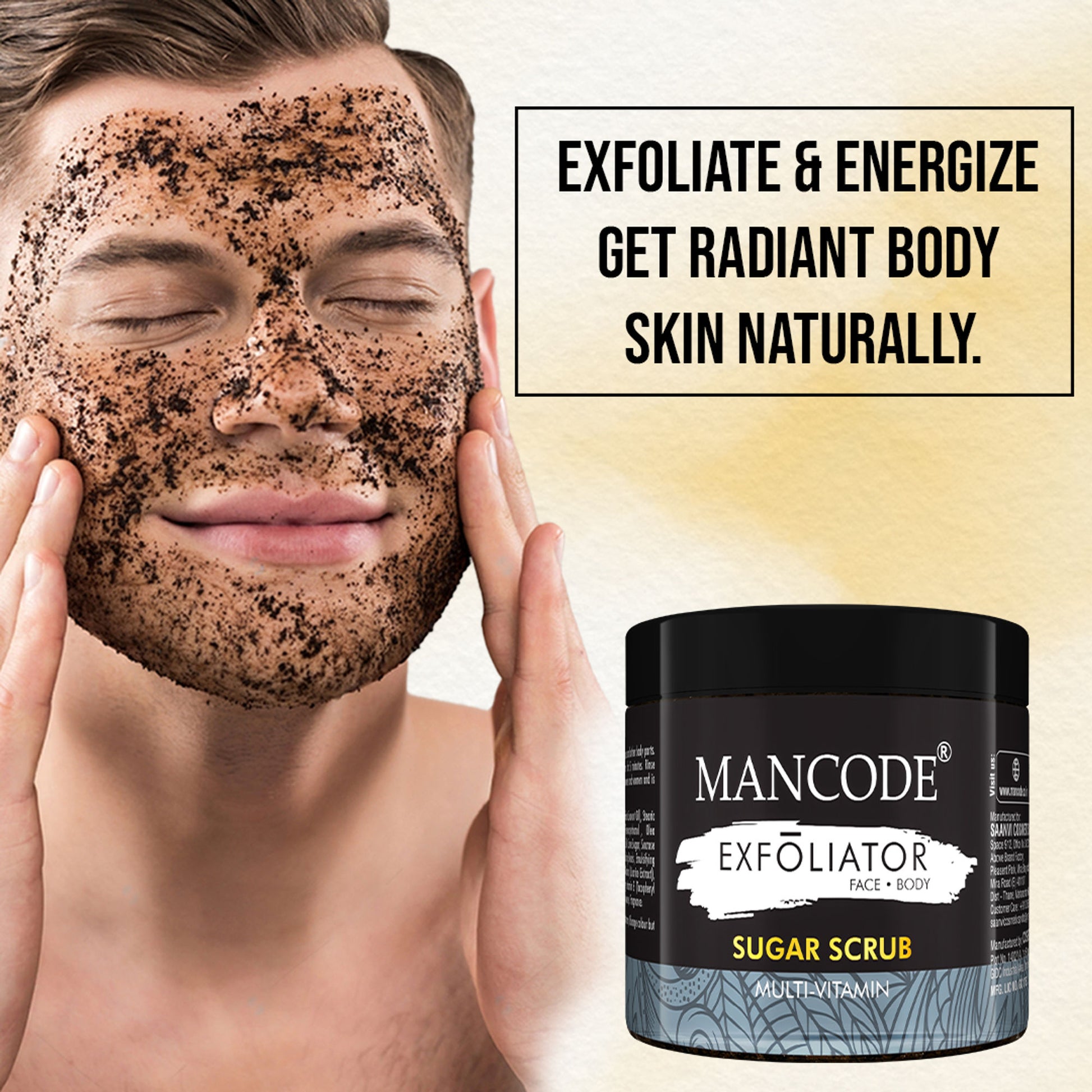 ManCode Multi-Vitamin Sugar Scrub