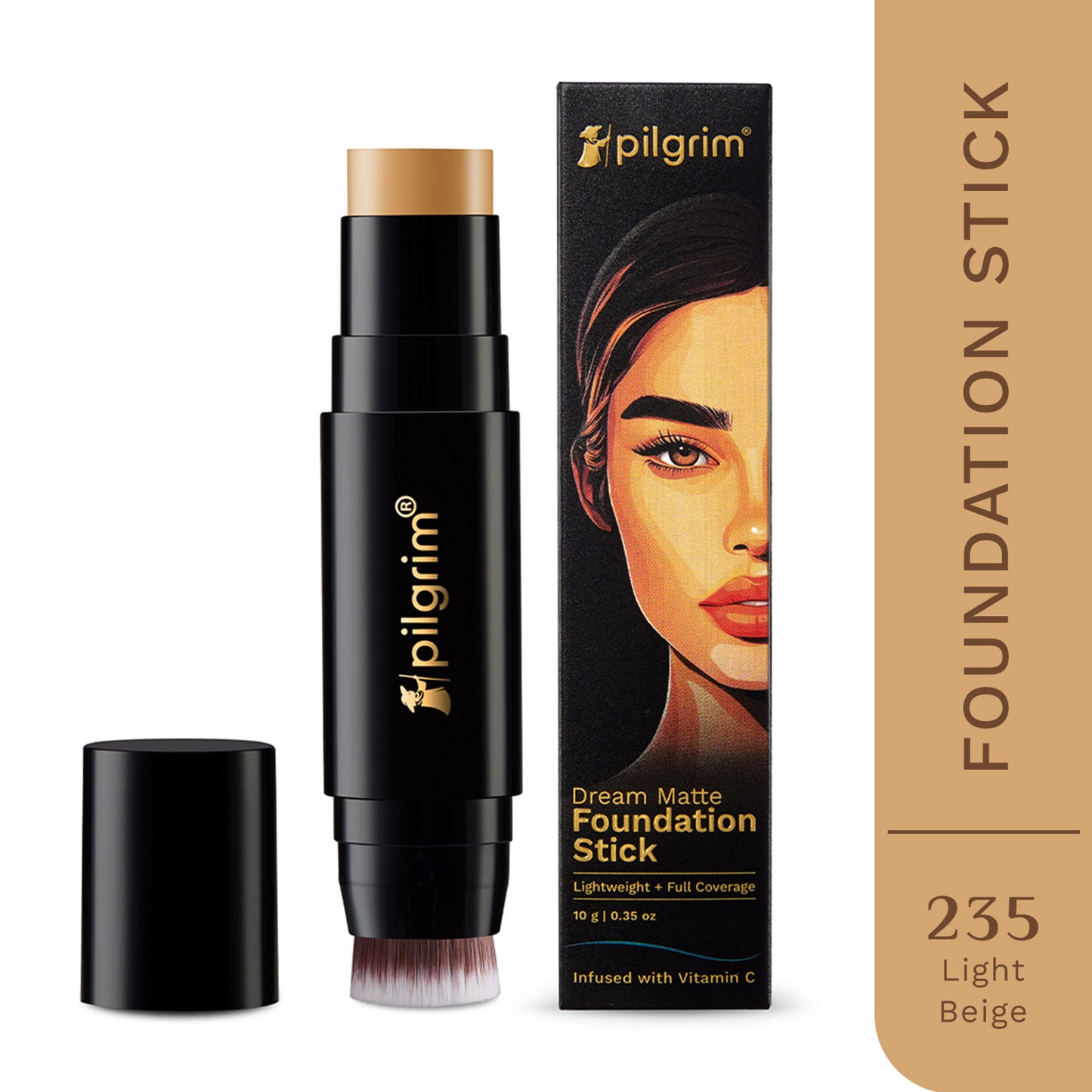 Pilgrim Foundation Stick - 235 Light Beige