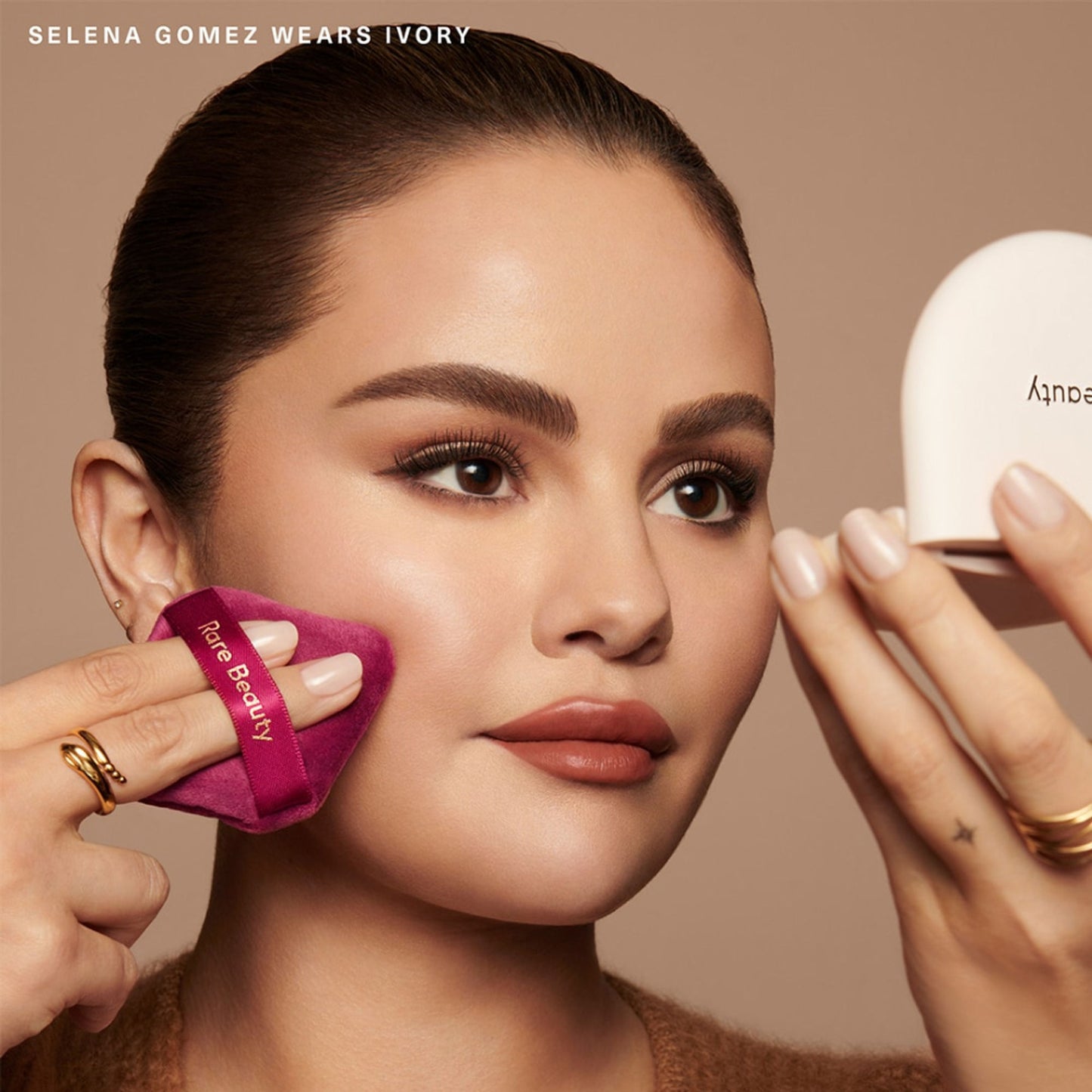 Rare Beauty True To Myself Tinted Pressed Finishing Powder - Espresso