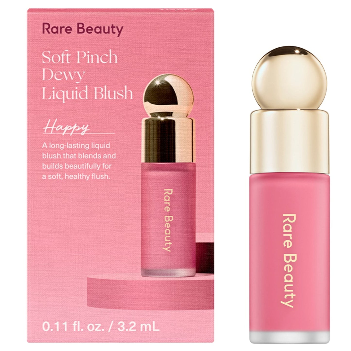 Rare Beauty Soft Pinch Dewy Liquid Blush - Happy