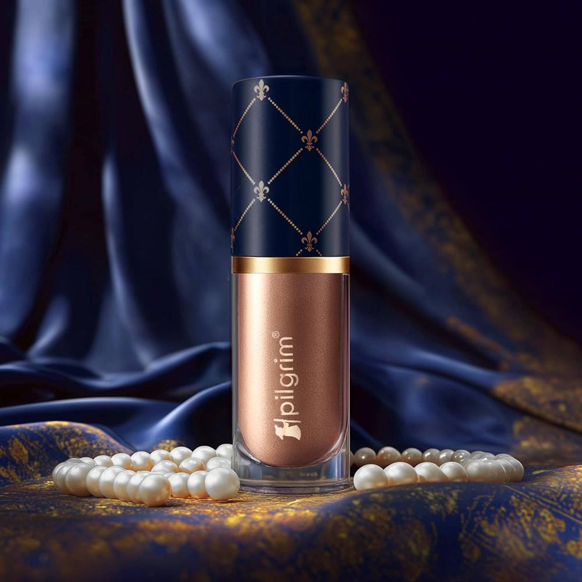 Pilgrim The French Collection Glowing Delight Liquid Serum Highlighter - 01 Sunkiss Gold