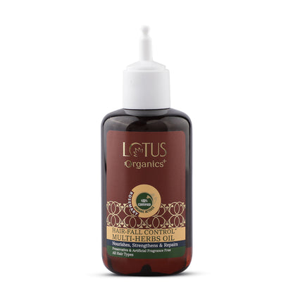 Lotus Organics Hair Fall Control Multi-herbs Hair Oil