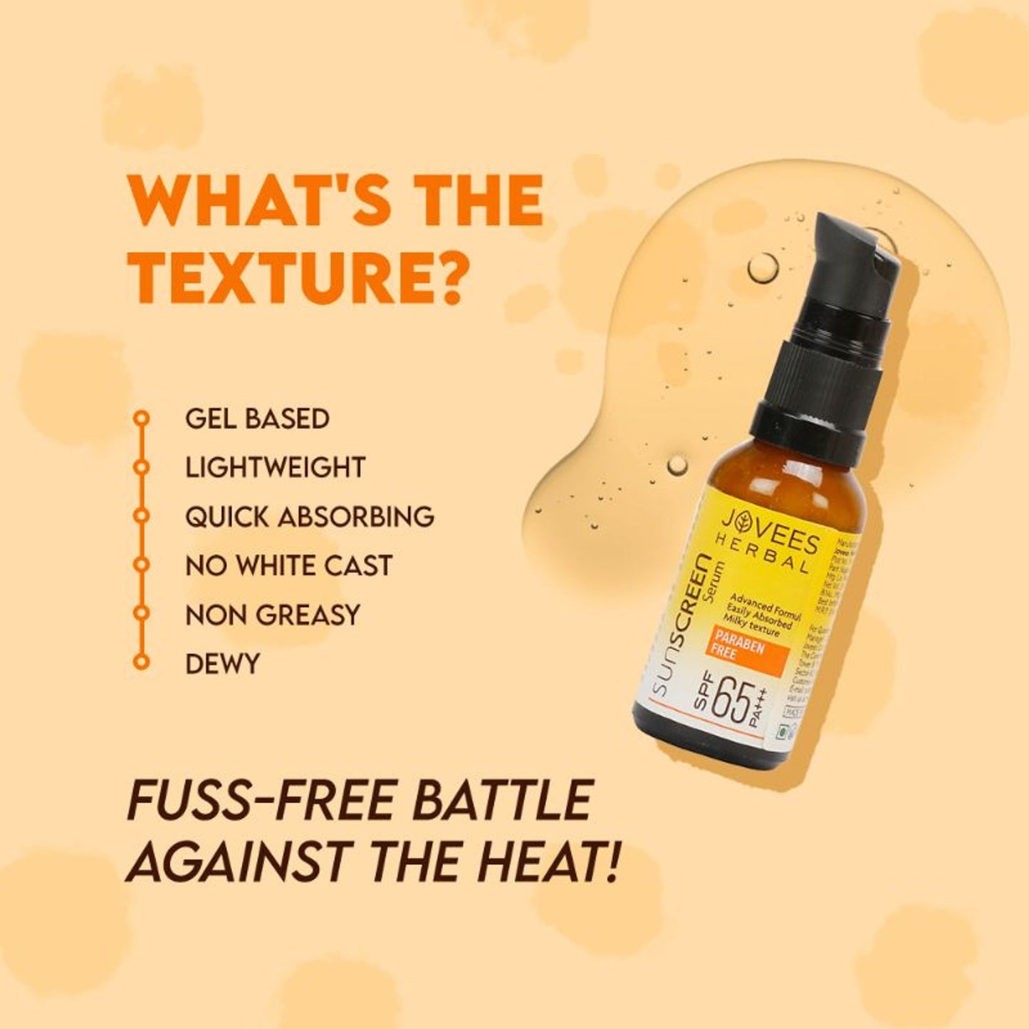 Jovees Sunscreen Serum Spf 65 Pa+++
