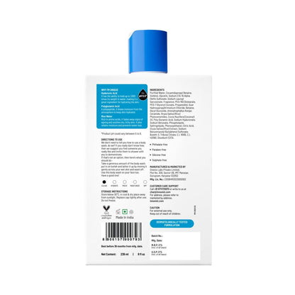 Chemist at Play Hyaluronic Acid Hydrating Body Wash, Best for Moisturization & Barrier Repair