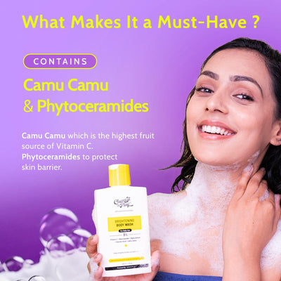 Chemist at Play Brightening Body Wash - 3% Vitamin C + Niacinamide Shower Gel For Women & Men