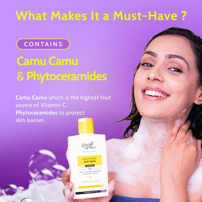 Chemist at Play Brightening Body Wash - 3% Vitamin C + Niacinamide Shower Gel For Women & Men