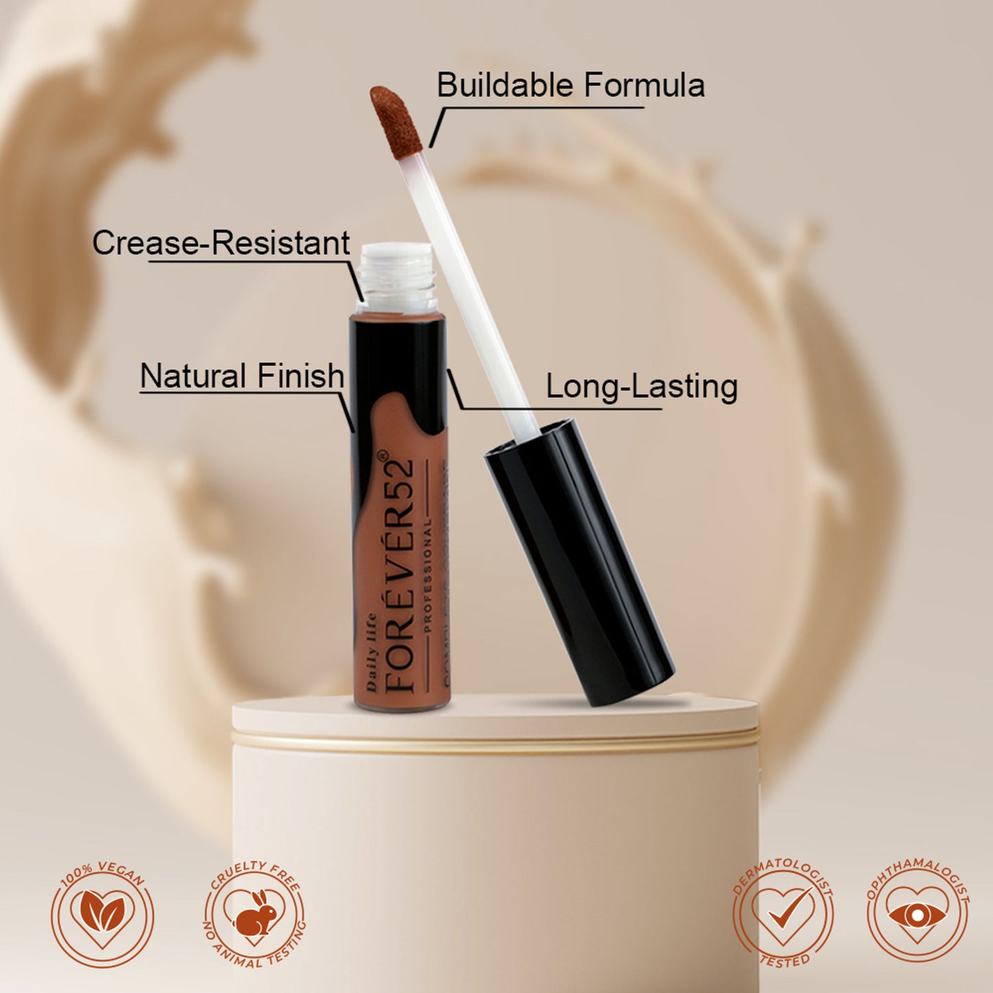 Daily Life Forever52 Complete Coverage Concealer - Coral-011