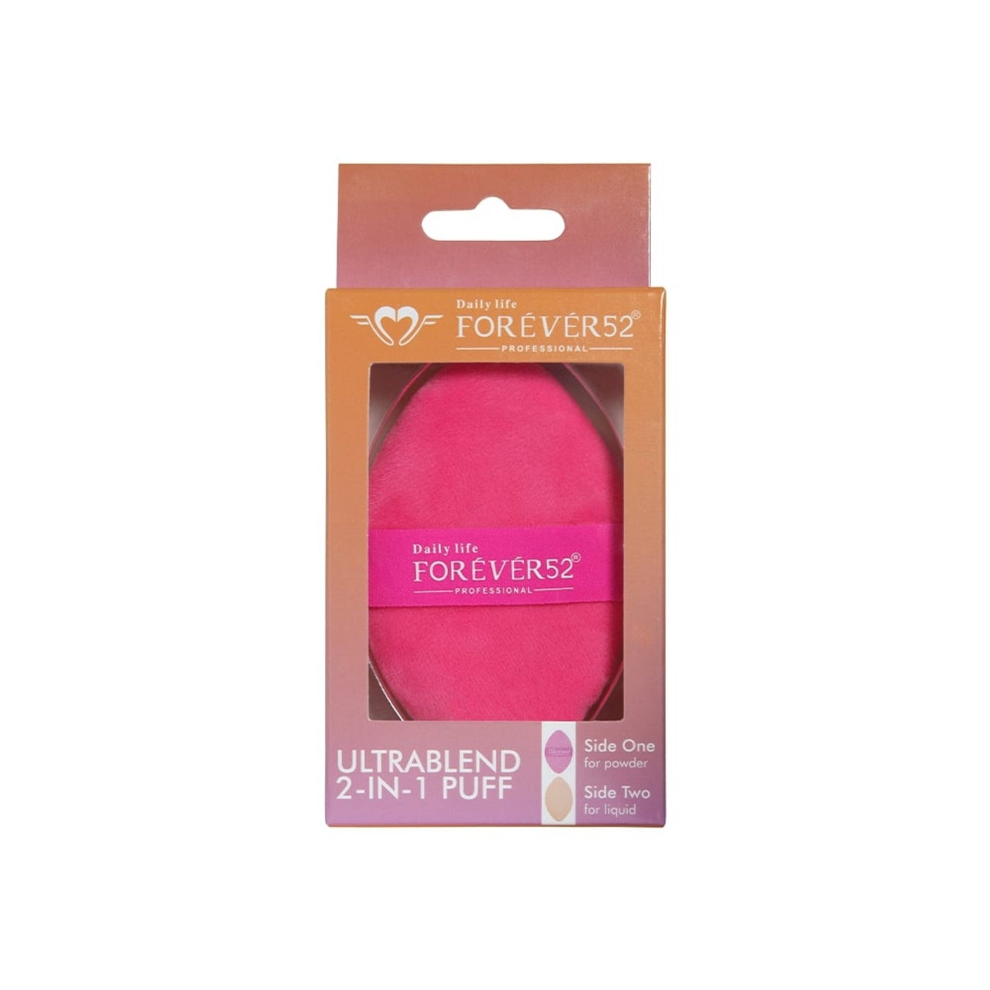 Daily Life Forever52 Ultrablend 2 In 1 Puff & Sponge - Pink