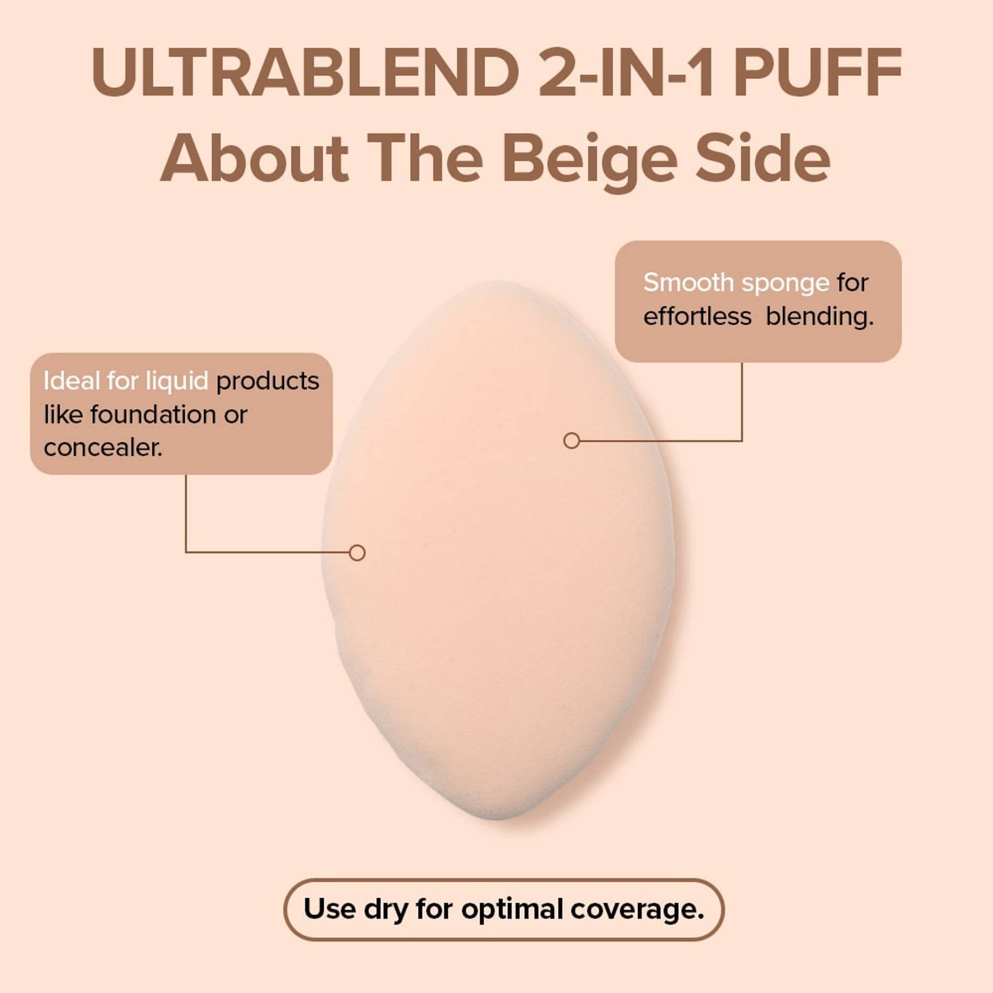 Daily Life Forever52 Ultrablend 2 In 1 Puff & Sponge - Pink