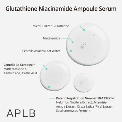 APLB Glutathione Niacinamide Ampoule Serum