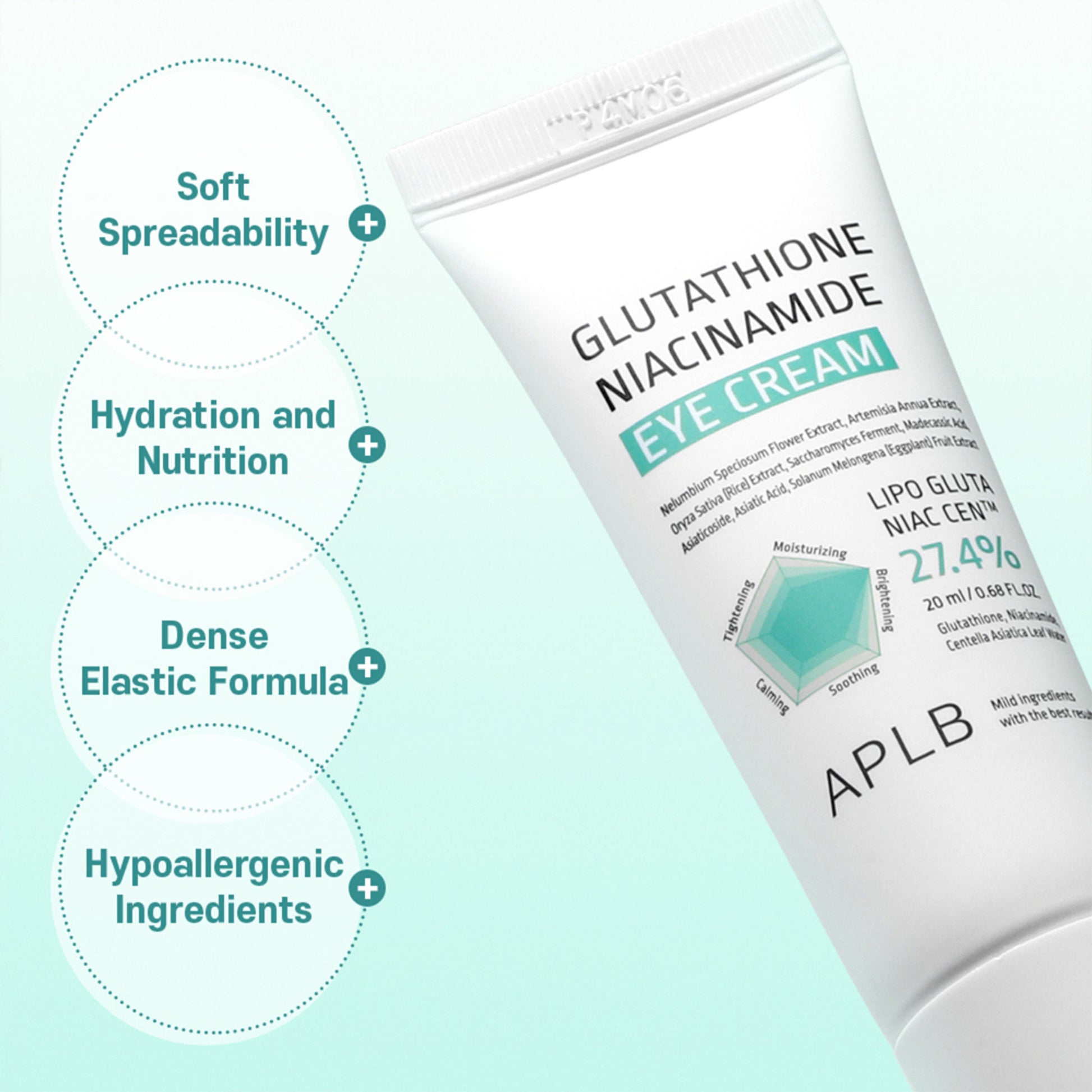 APLB Glutathione Niacinamide Eye Cream