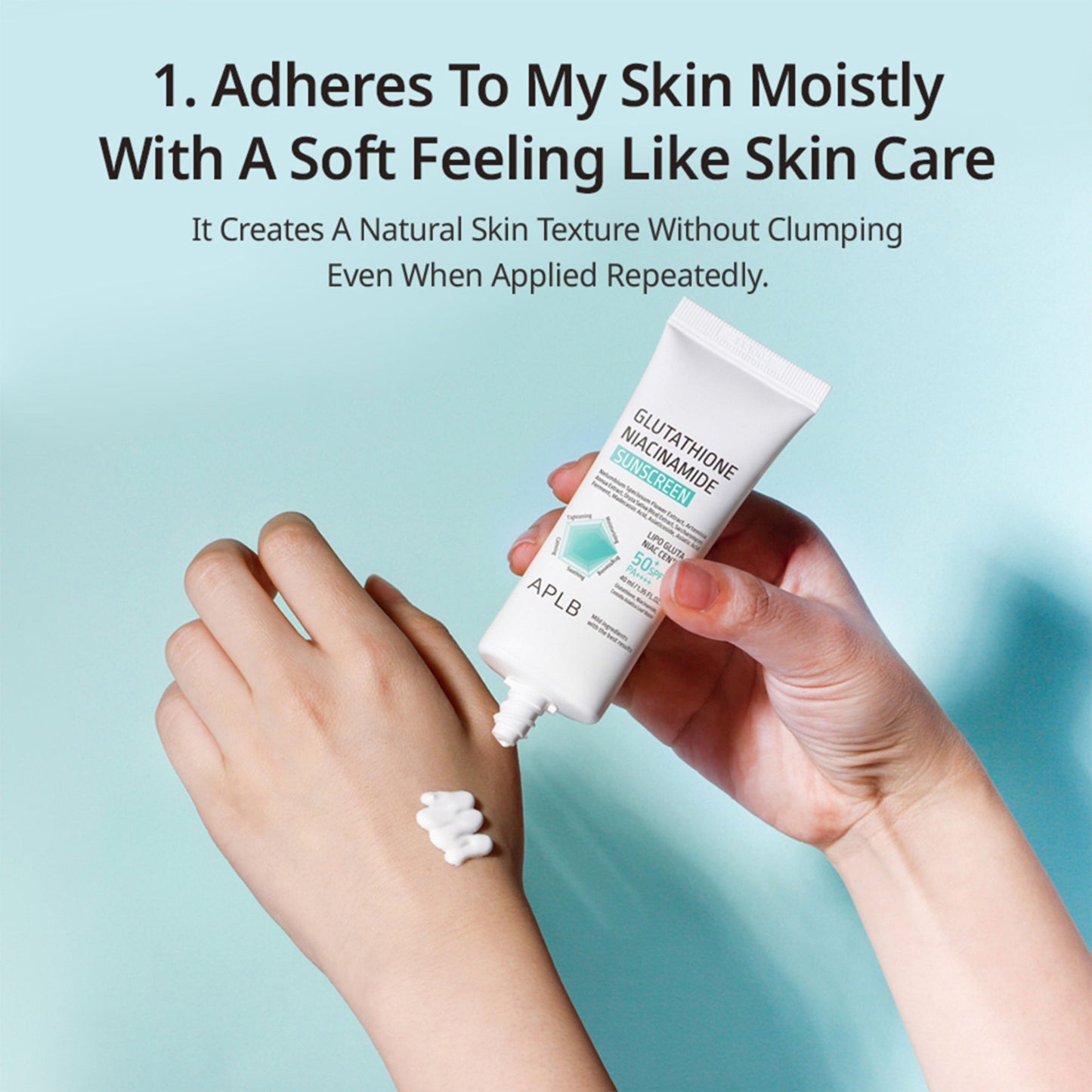 APLB Glutathione Niacinamide Sunscreen SPF 50+ PA++++