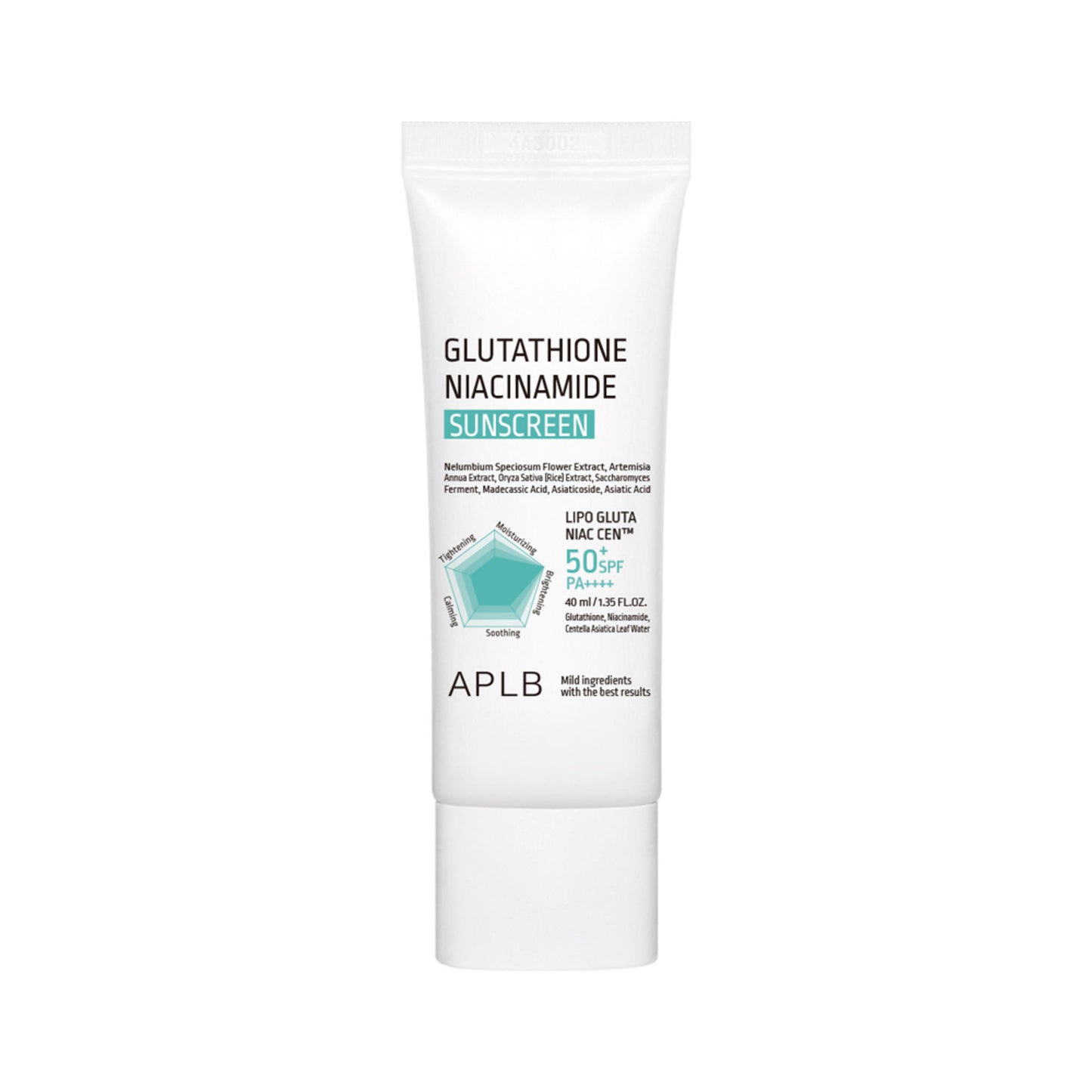 APLB Glutathione Niacinamide Sunscreen SPF 50+ PA++++