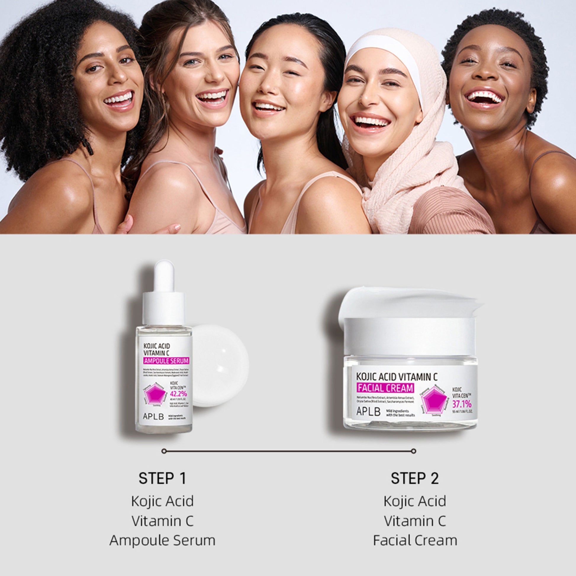 APLB Kojic Acid Vitamin C Ampoule Serum