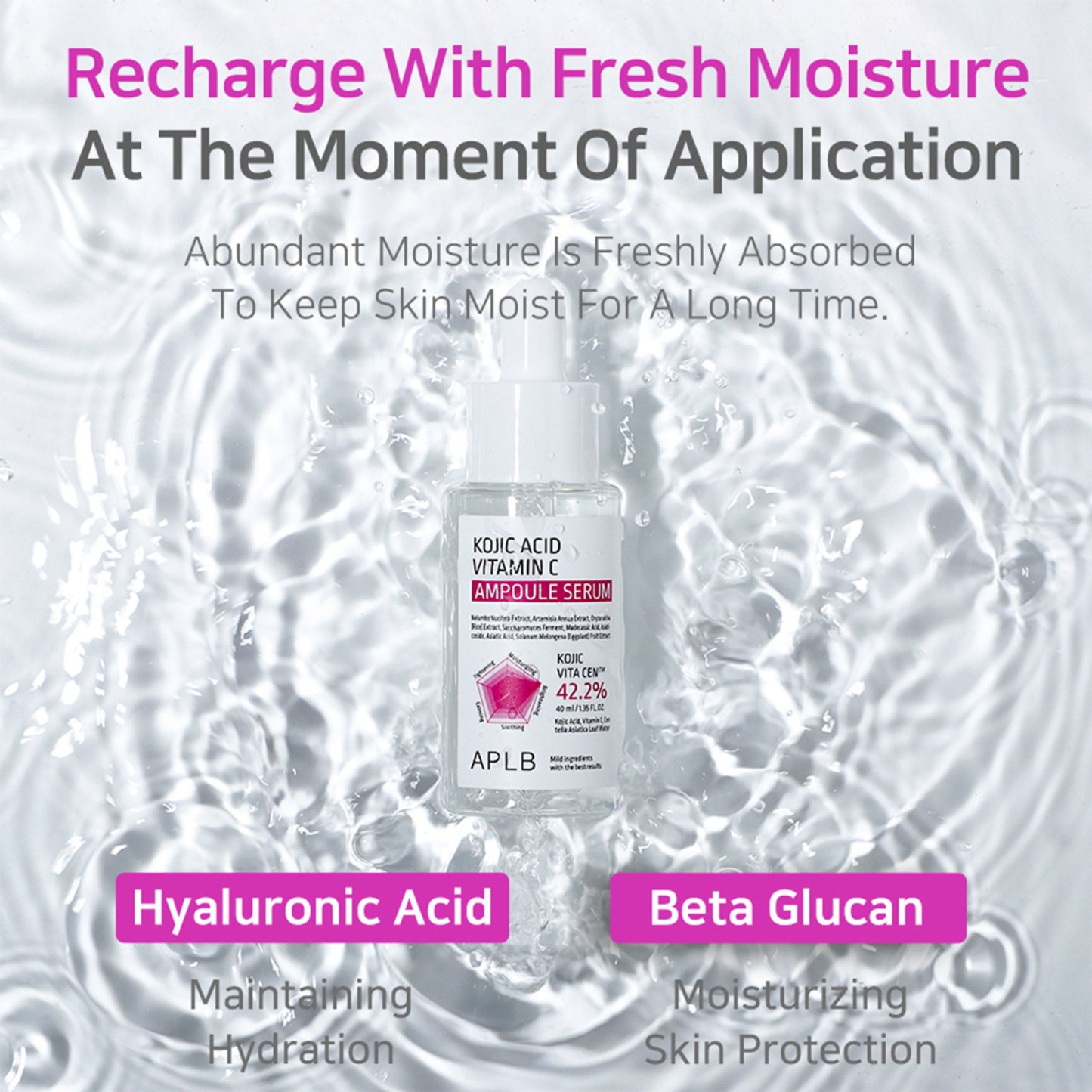 APLB Kojic Acid Vitamin C Ampoule Serum