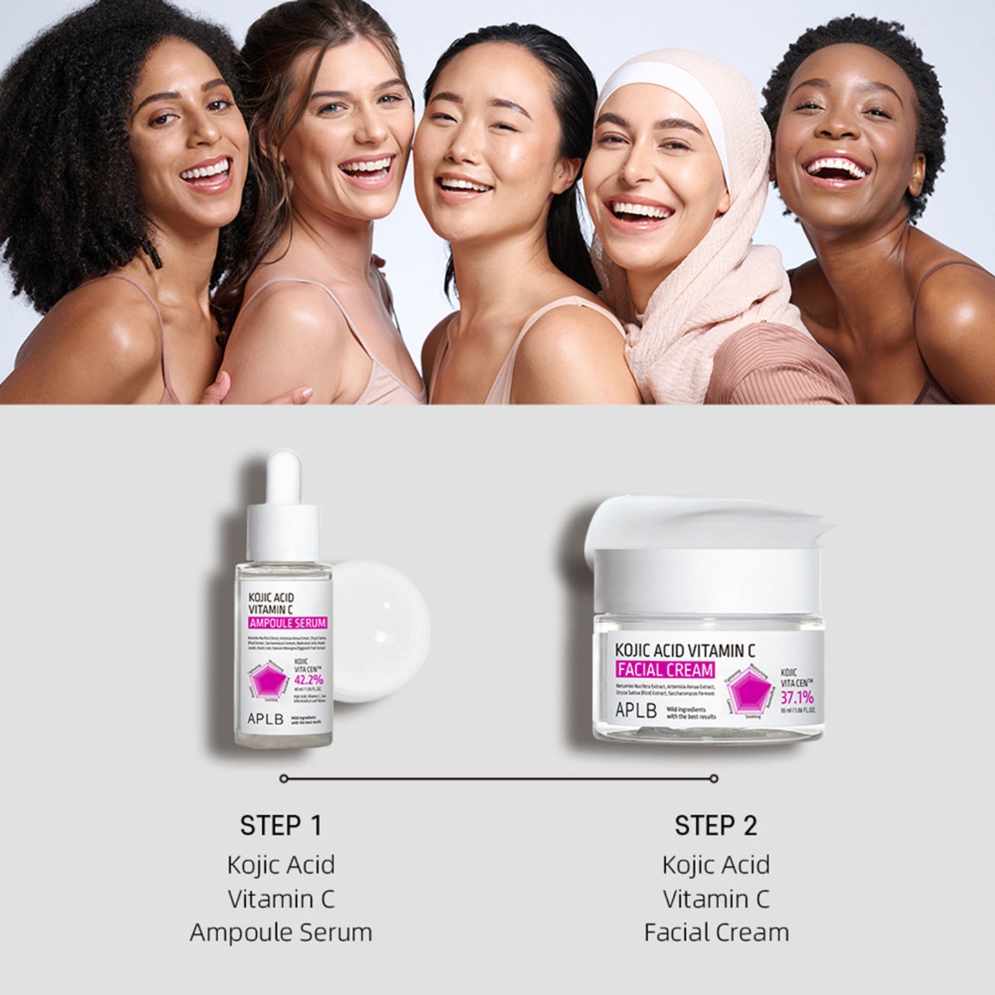 APLB Kojic Acid Vitamin C Facial Cream