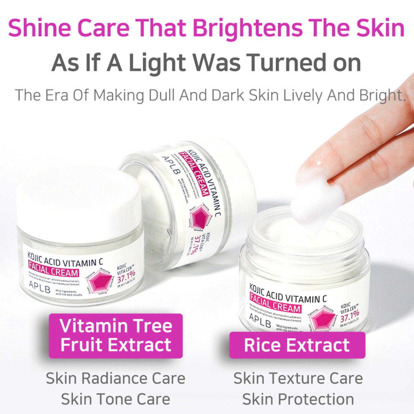 APLB Kojic Acid Vitamin C Facial Cream