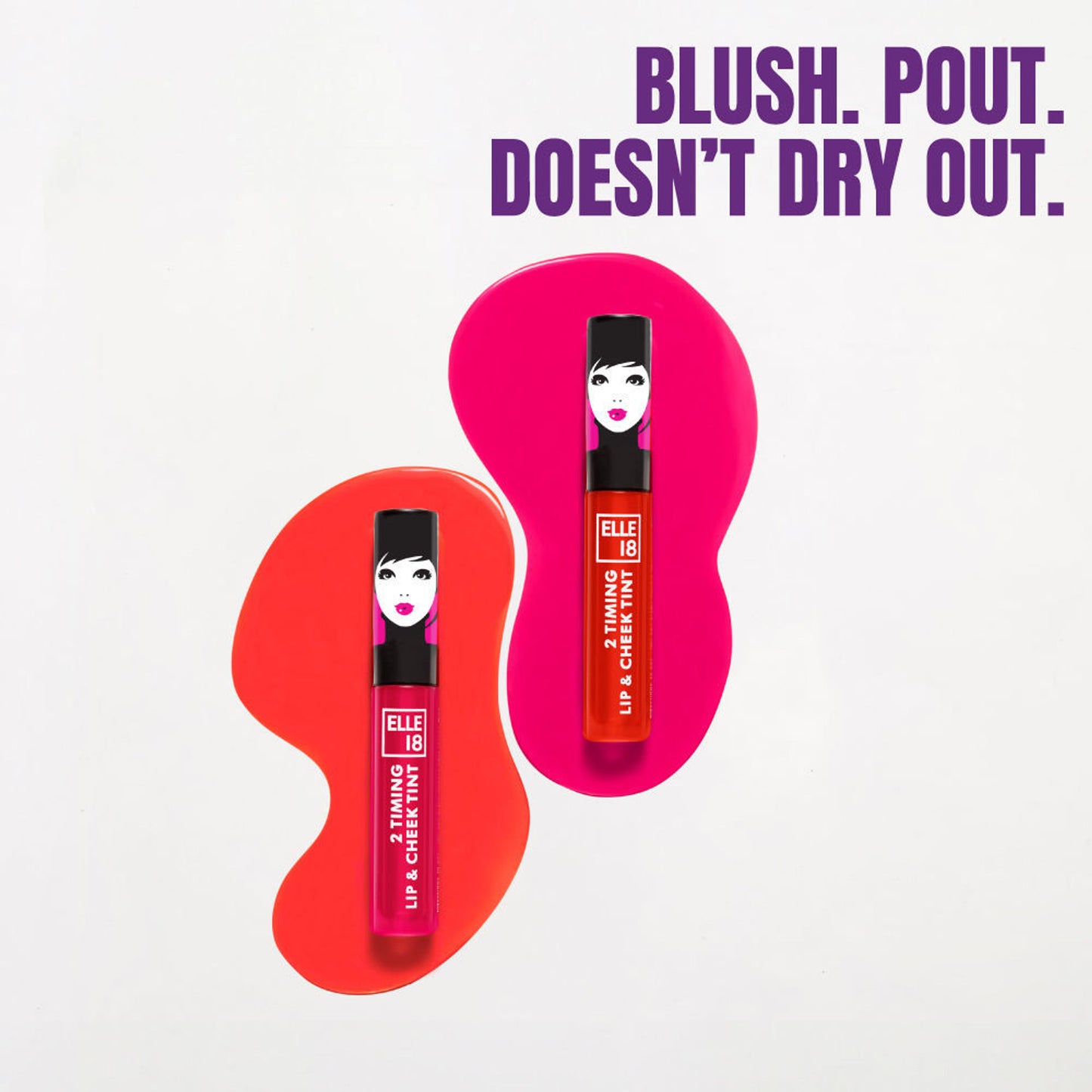 Elle 18 2 Timing Lip & Cheek Tint - Candy Floss