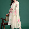 Dhiyona IE Women Floral Printed Kurta with Trousers & Dupatta