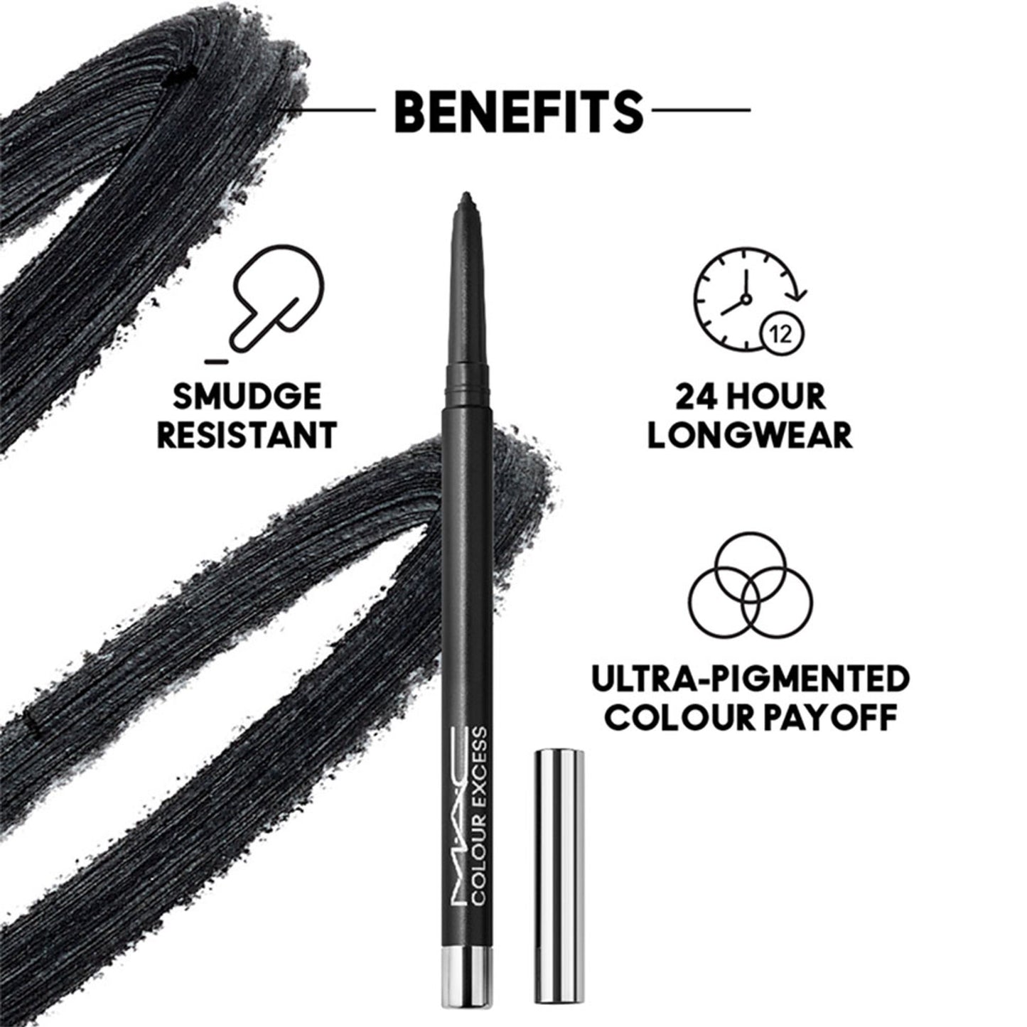 M.A.C Colour Excess Gel Pencil Eye Liner - Glide Or Die
