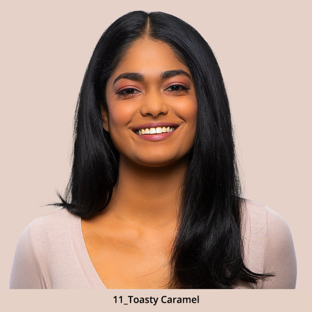 Nykaa Cosmetics SkinShield Anti-Pollution Matte Foundation in Toasty Caramel 11, showcasing the foundation bottle with product label.