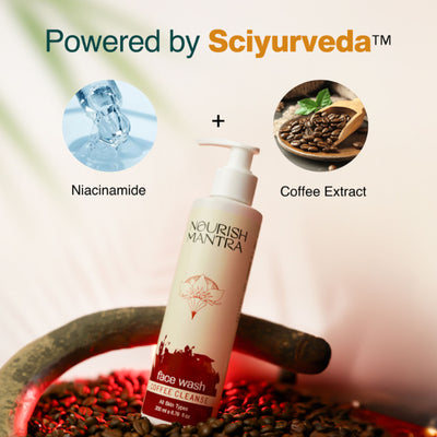 Nourish Mantra Coffee Cleanse Face Wash for Excess Oil Control & Tan Removal