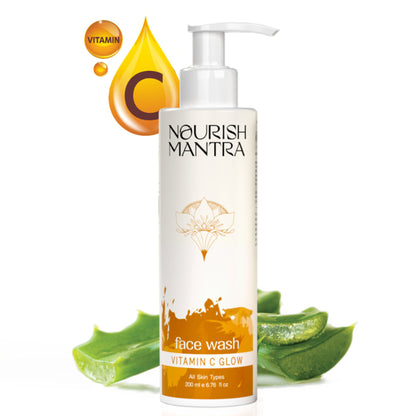 Nourish Mantra Vitamin C Glow Face Wash for Bright & Glowing Skin