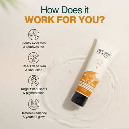 Nourish Mantra Glow Face Scrub
