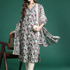 Dhiyona IE Floral Printed Regular Pure Cotton Kurta with Trousers & Dupatta